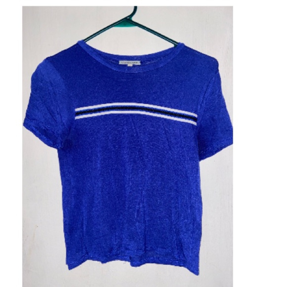 Striped Blue Blouse